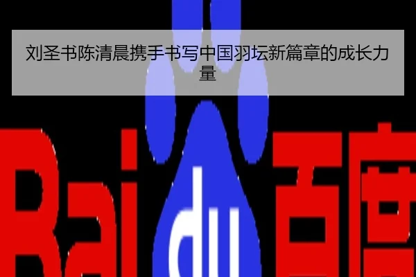 刘圣书陈清晨携手书写中国羽坛新篇章的成长力量
