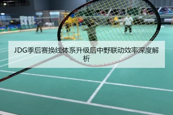 JDG季后赛换线体系升级后中野联动效率深度解析